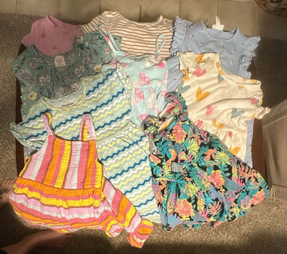 Girls Dress Lot Multi Brand Summer Spring Dresses 9 Pack